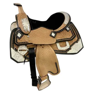 12" - 13" DOUBLE T FULLY TOOLED YOUTH / PONY SHOW SADDLE