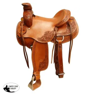 16" Showman ® Argentina cow leather roper saddle