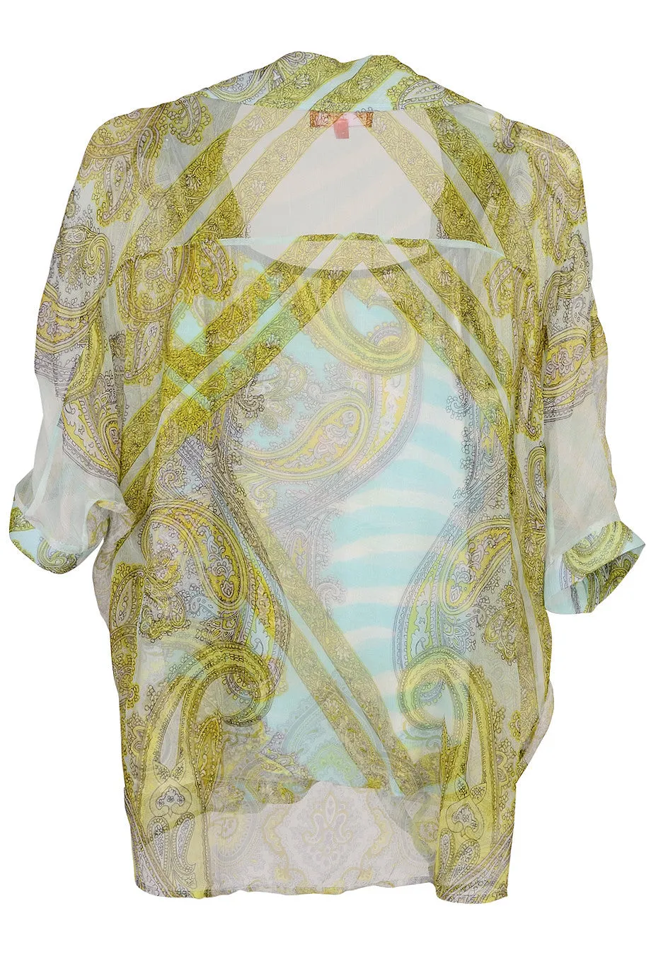 ECLOSION Printed Chiffon Top