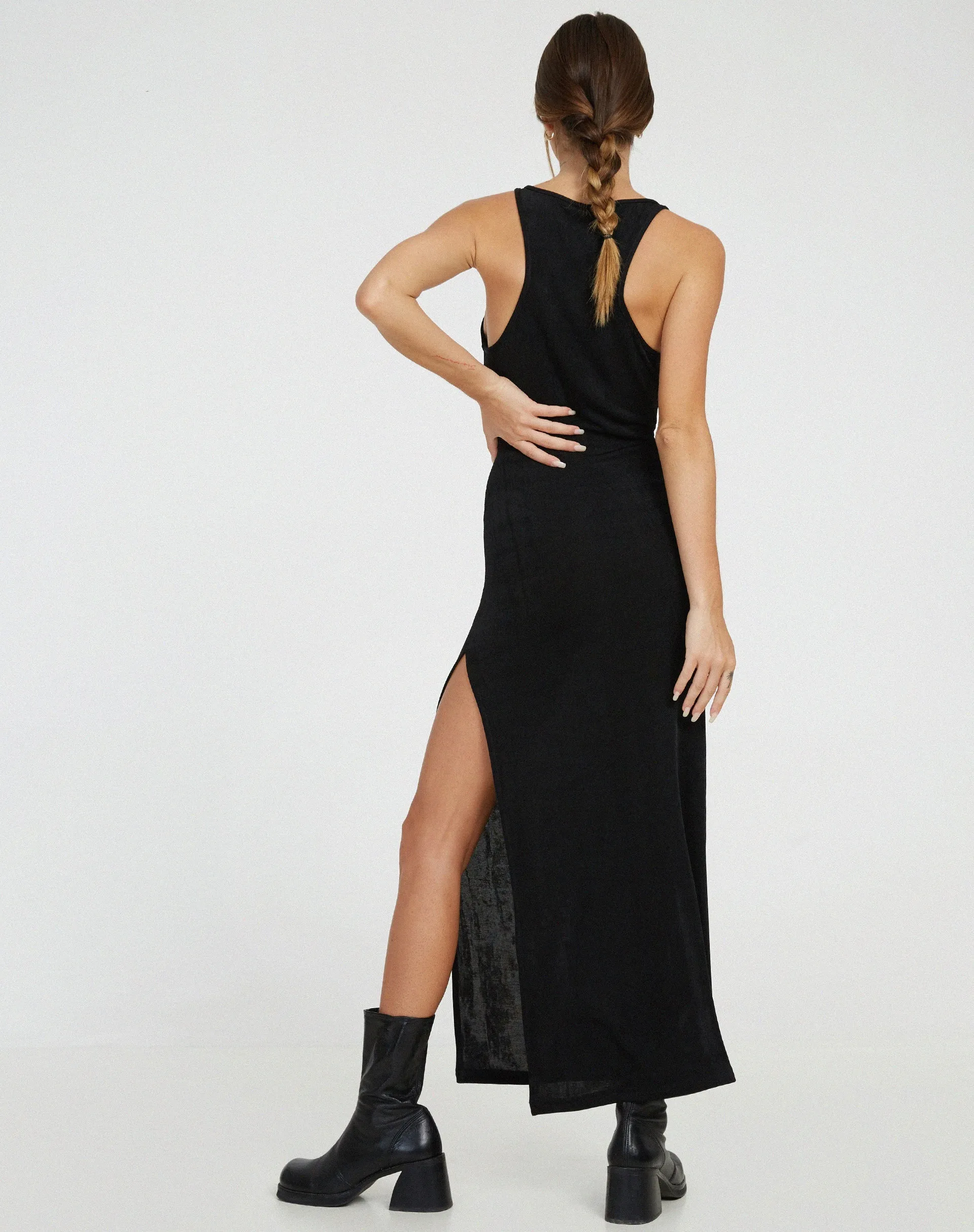 Haldis Maxi Dress in Black