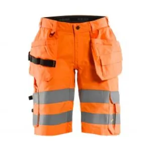 Highvis&#x20;Shorts&#x20;With&#x20;Stretch&#x20;1586&#x20;High&#x20;Vis&#x20;Oranje&#x20;-&#x20;Bl&#xE5;kl&#xE4;der