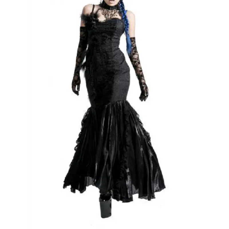 Magnificent Morticia dress