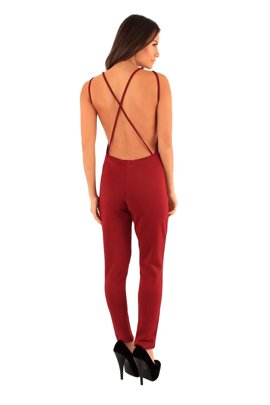 Open Back Jumpsuit