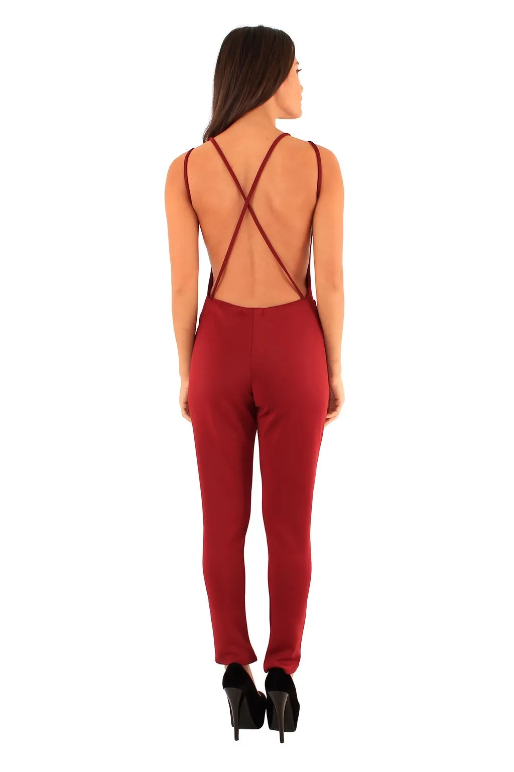 Open Back Jumpsuit