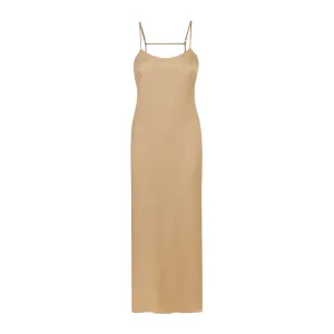 SILK LONG SLEEP SLIP | HONEY